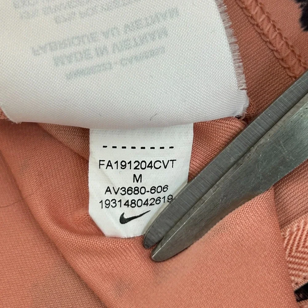 NIKE Golf Dri-Fit Women's Medium Shirt Sleeveless Polo Wildlife Country PGA Logo - Picture 7 of 12